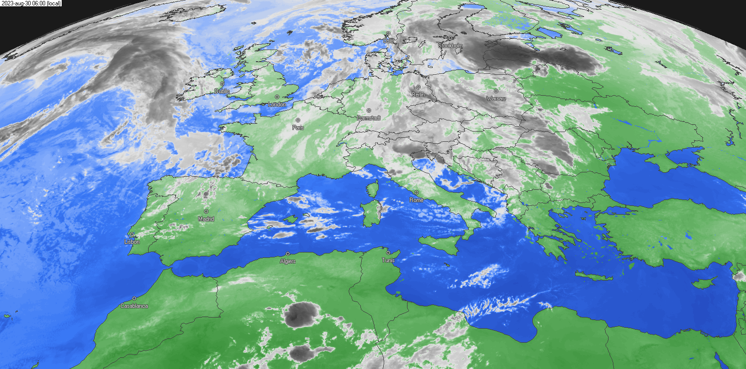 WeatherSatelliet Pictures Europa